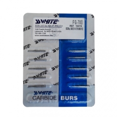 Dental Carbide Burs FG700/FG701/FG702 SS White 10Pcs/Pack