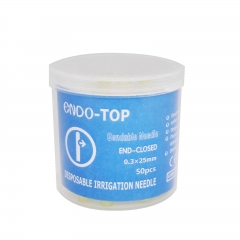 Dental Disposable Irrigation Bendable Needle Tip Endo-Closed 27GA/30GA