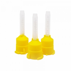 #7021 Dental  Mix Tips (Short) For HB VPS Impression Material Yellow 4.2mm 50Pcs/Pack
